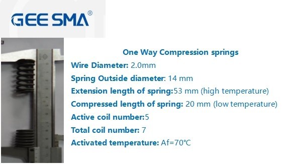 one way SMA Spring